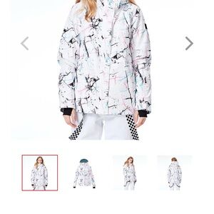 Women's Snow Print Ski Jacket
